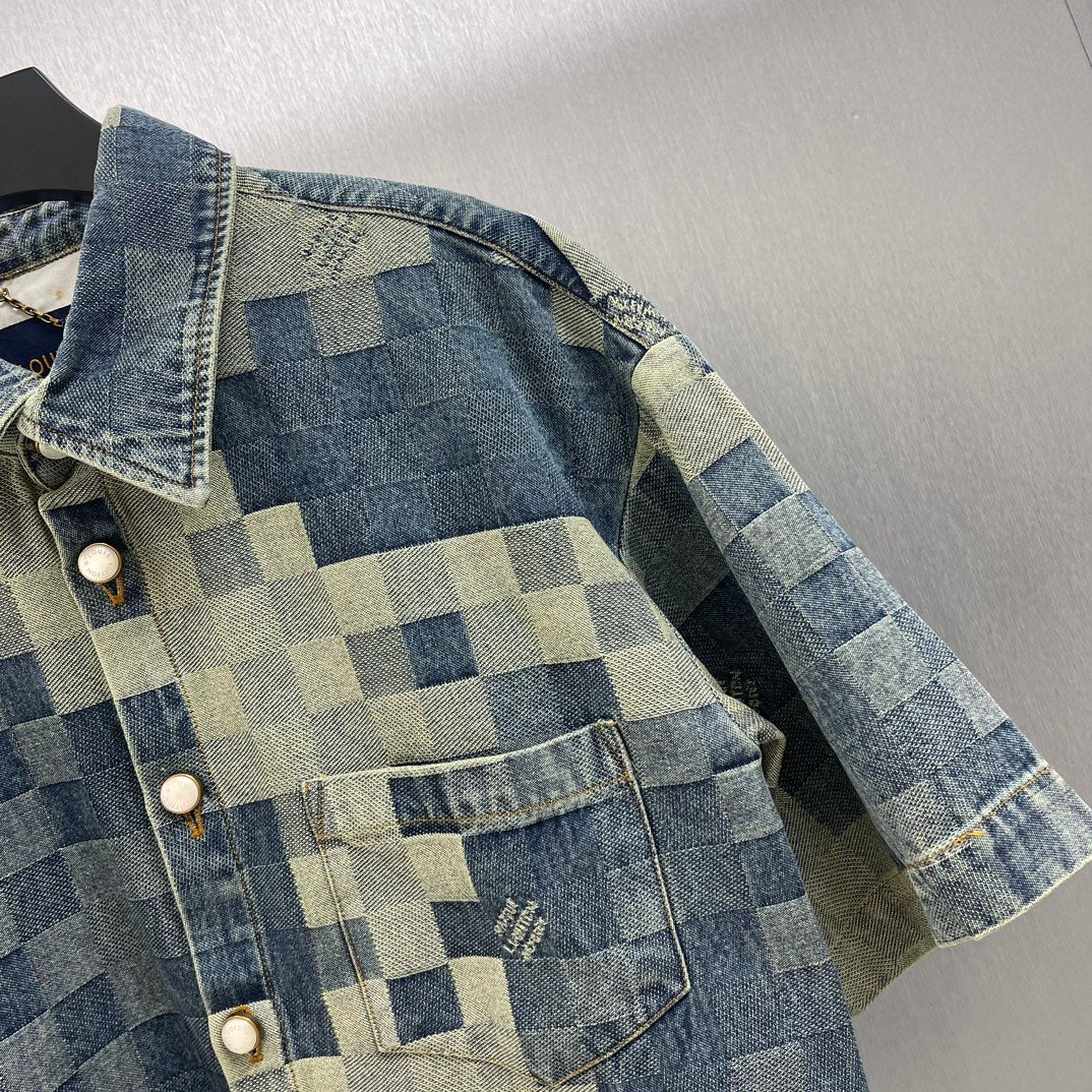 Camicia Uomo Louis Vuitton Damoflage