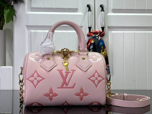 Louis Vuitton Nano speedy rosa