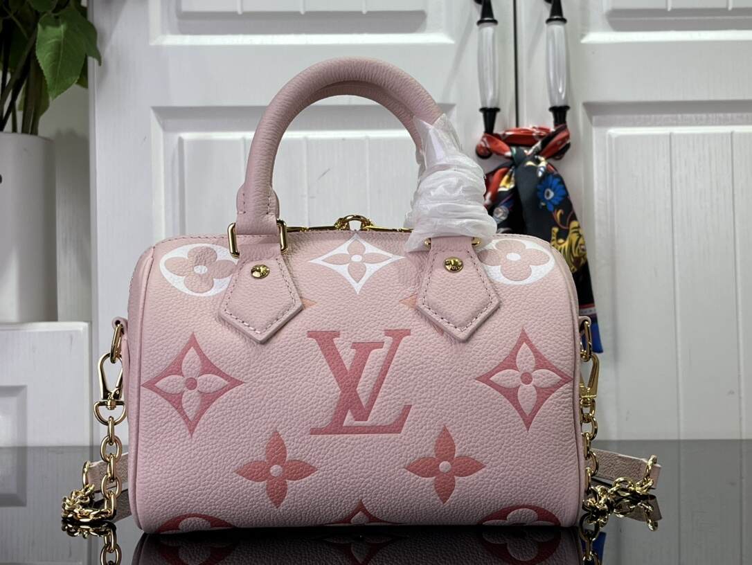 Louis Vuitton Nano speedy rosa